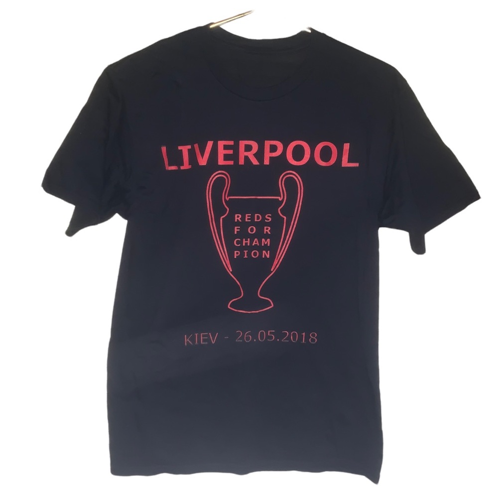 Liverpool England Soccer Red for Champion Kiev games 5/26/2018 vintage rare
